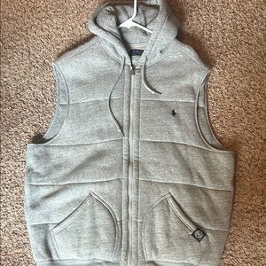 Polo by Ralph Lauren Gray Hooded Vest